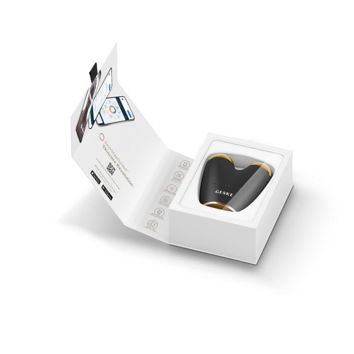 Мікрострумовий підтягувач обличчя GESKE MicroCurrent Face-Lifter 6в1 gray