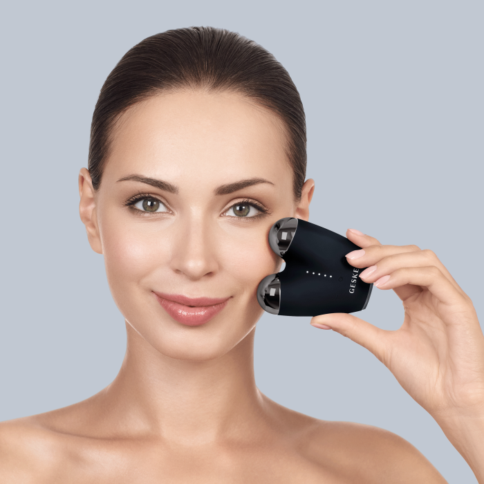 Мікрострумовий підтягувач обличчя GESKE MicroCurrent Face-Lifter 6в1 black