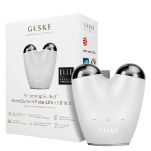 Мікрострумовий підтягувач обличчя GESKE MicroCurrent Face-Lifter 6в1 white