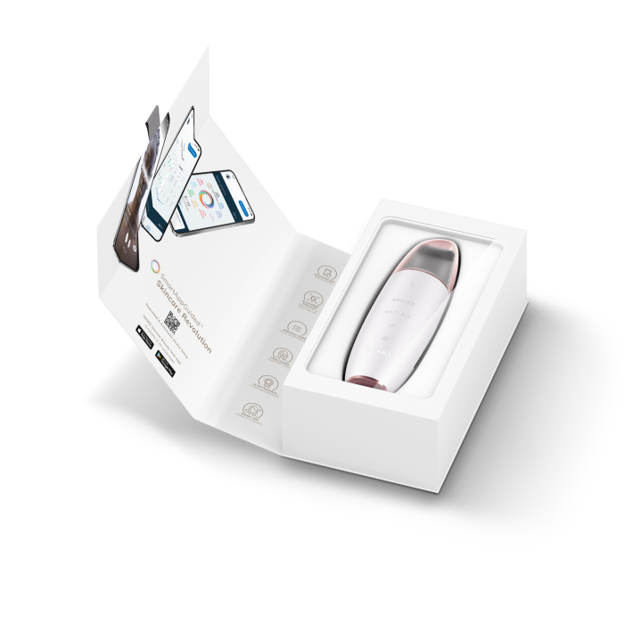 Мікрострумовий скрабер для шкіри та усунення чорних точок GESKE MicroCurrent Skin Scrubber&Blackhead Remover 9в1 starlight