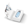 Мікрострумовий скрабер для шкіри та усунення чорних точок GESKE MicroCurrent Skin Scrubber&Blackhead Remover 9в1 aquamarine