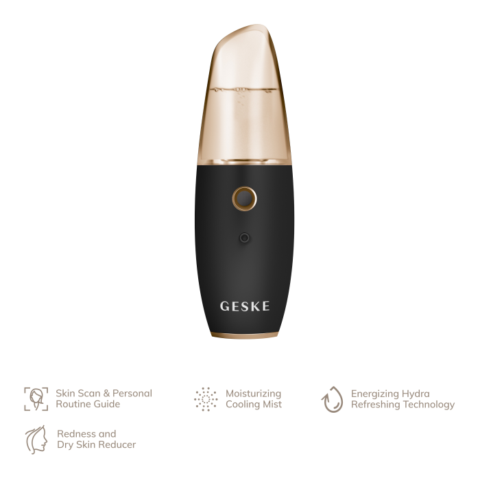 Зволожувач для шкіри обличчя GESKE Facial Hydration Refresher 4 in 1 gray