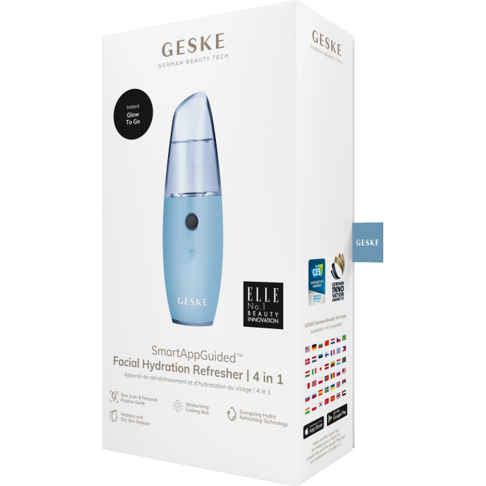 Зволожувач для шкіри обличчя GESKE Facial Hydration Refresher 4 in 1 aquamarine