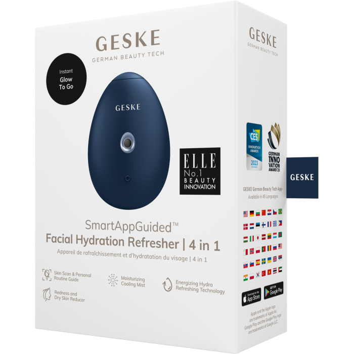 Електронний освіжувач для зволоження обличчя GESKE Facial Hydration Refresher 4в1 midnight