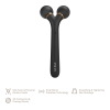 Електронний ультразвуковий ролик для обличчя GESKE Sonic Facial Roller 4в1 gray