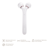 Електронний ультразвуковий ролик для обличчя GESKE Sonic Facial Roller 4в1 starlight