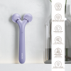 Електронний ультразвуковий ролик для обличчя GESKE Sonic Facial Roller 4в1 purple