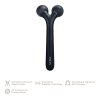 Електронний ультразвуковий ролик для обличчя GESKE Sonic Facial Roller 4в1 black