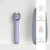 Електронний ролер для обличчя з мікроголками GESKE MicroNeedle Face Roller 9в1 purple