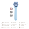 Електронний ролер для обличчя з мікроголками GESKE MicroNeedle Face Roller 9в1 aquamarine