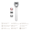 Електронний ролер для обличчя з мікроголками GESKE MicroNeedle Face Roller 9в1 white