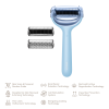 Електронний ролер для обличчя та тіла з мікроголками GESKE MicroNeedle Face&Body Roller 8в1 aquamarine