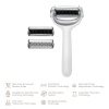 Електронний ролер для обличчя та тіла з мікроголками GESKE MicroNeedle Face&Body Roller 8в1 white