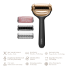 Ролер для голкової мезотерапії обличчя та тіла GESKE MicroNeedle Face&Body Roller 9в1 gray