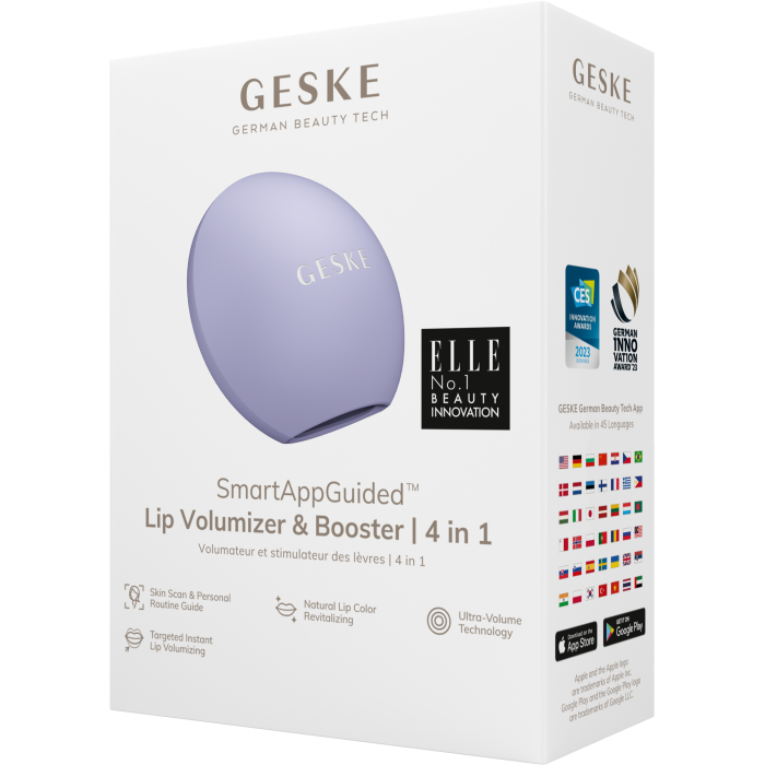 Пристрій для збільшення обʼєму губ GESKE Lip Volumizer&Booster 4в1 Small purple