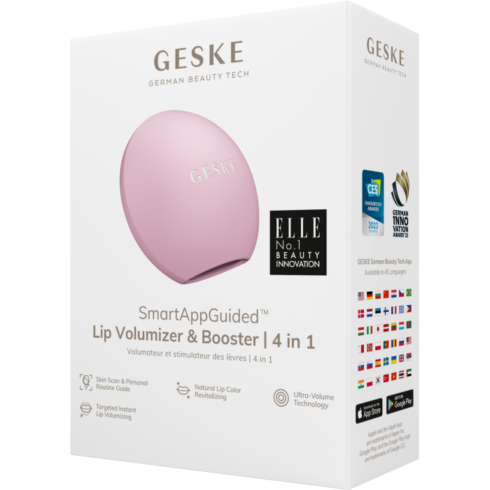 Пристрій для збільшення обʼєму губ GESKE Lip Volumizer&Booster 4в1 Small pink