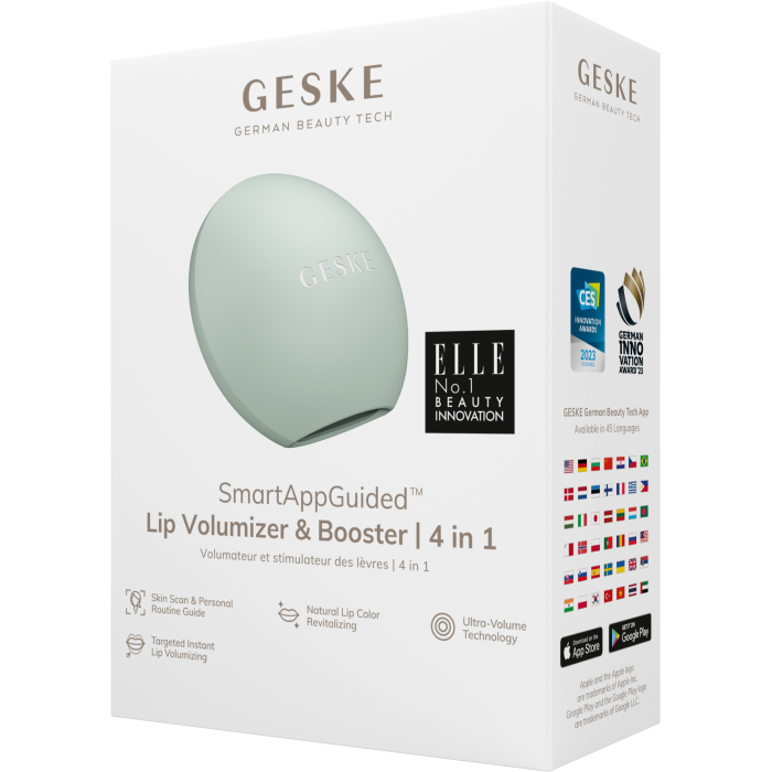 Пристрій для збільшення обʼєму губ GESKE Lip Volumizer&Booster 4в1 Small green