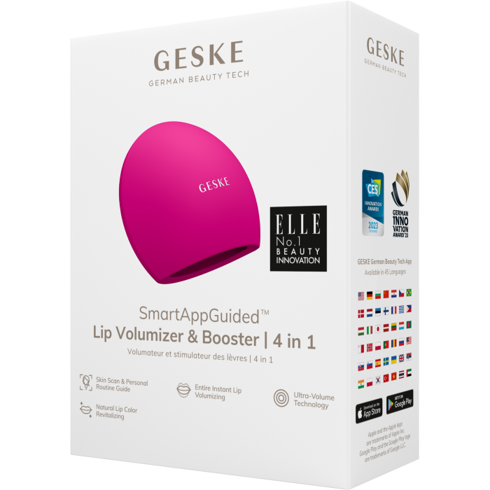 Пристрій для збільшення обʼєму губ GESKE Lip Volumizer&Booster 4в1 Big magenta