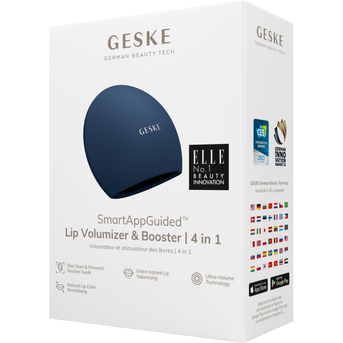 Пристрій для збільшення обʼєму губ GESKE Lip Volumizer&Booster 4в1 Big midnight