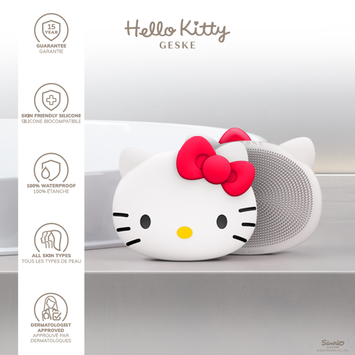 Щітка для обличчя GESKE Facial Brush 3в1 by Hello Kitty