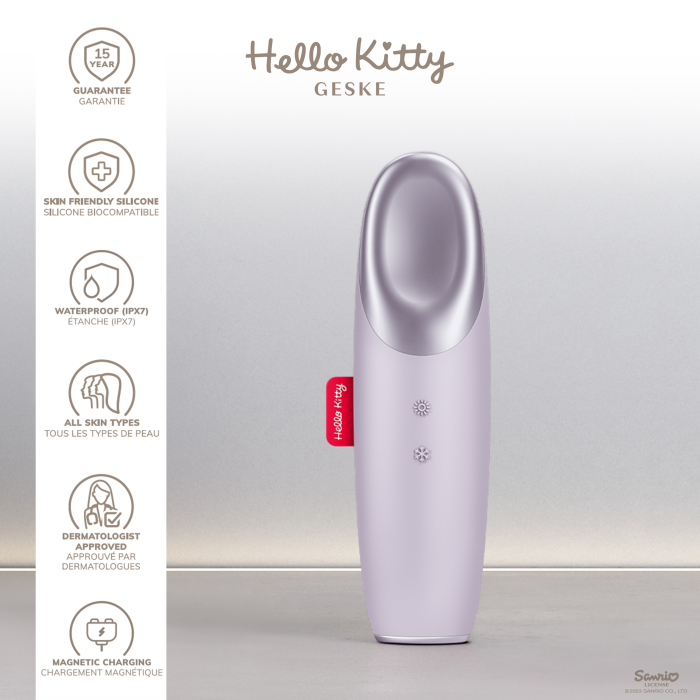 Енерджайзер для очей GESKE Warm&Cool Eye Energizer 6в1 by Hello Kitty purple