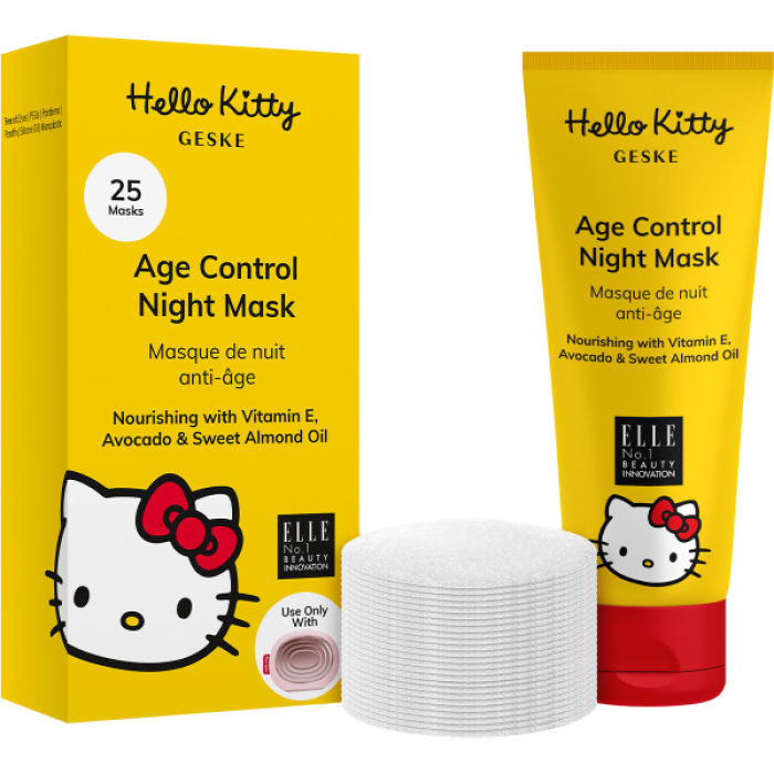 Антивікова нічна маска GESKE Age Control Night Mask by Hello Kitty Oval