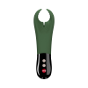 Вібратор для пеніса Fun Factory MANTA moss green/black, підходить для парних ігор