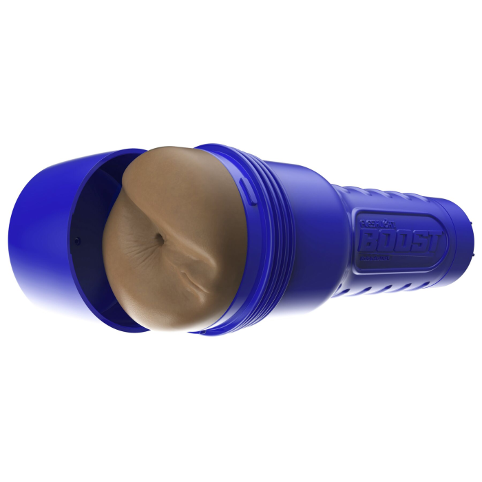 Мастурбатор-попка Fleshlight Boost Blast Female Medium Dark Flesh, плаваючі кільця Turbo Tech