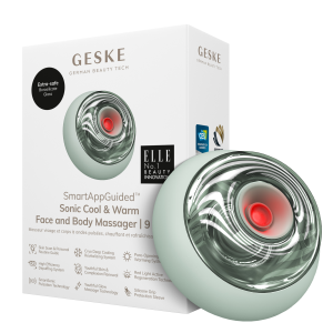 Масажер для обличчя та тіла GESKE Sonic Cool&Warm Face and Body Massager 9в1 green
