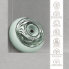 Масажер для обличчя та тіла GESKE Sonic Cool&Warm Face and Body Massager 9в1 green