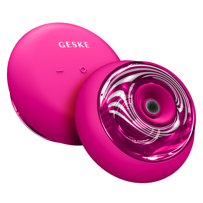 Масажер для обличчя та тіла GESKE Sonic Cool&Warm Face and Body Massager 9в1 magenta