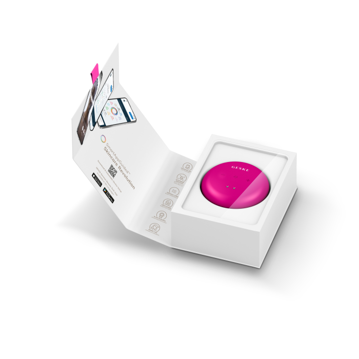 Масажер для обличчя та тіла GESKE Sonic Cool&Warm Face and Body Massager 9в1 magenta