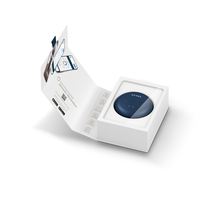 Масажер для обличчя та тіла GESKE Sonic Cool&Warm Face and Body Massager 9в1 midnight