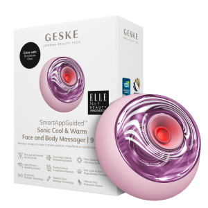 Масажер для обличчя та тіла GESKE Sonic Cool&Warm Face and Body Massager 9в1 pink
