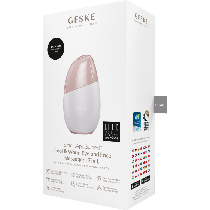 Масажер для обличчя GESKE Cool&Warm Eye and Face Massager 7в1 starlight