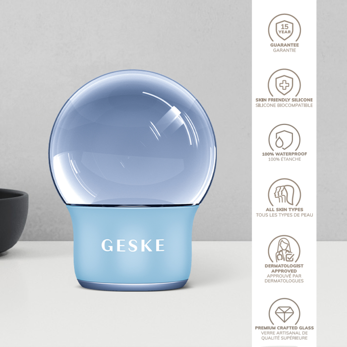 Масажер для обличчя і тіла GESKE Cool&Warm Face and Body Massager 7в1 aquamarine
