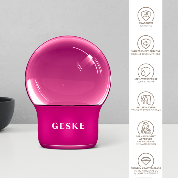 Масажер для обличчя і тіла GESKE Cool&Warm Face and Body Massager 7в1 magenta
