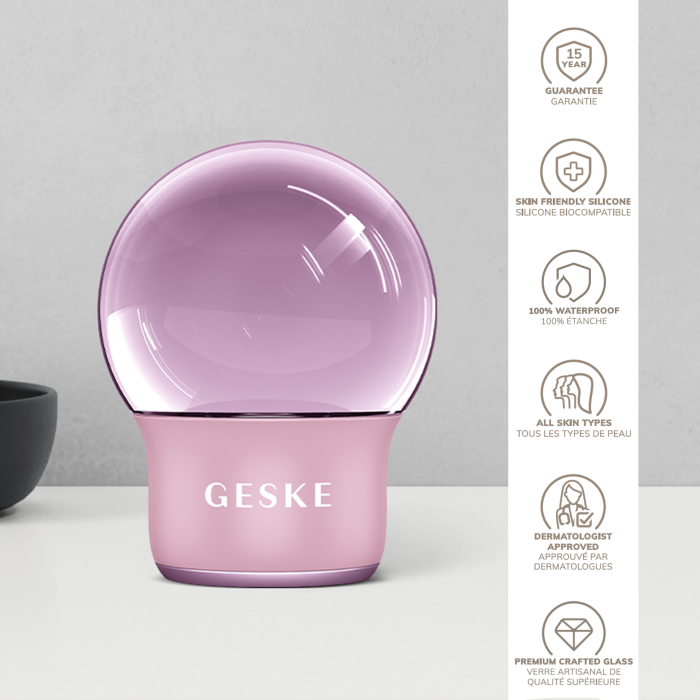Масажер для обличчя і тіла GESKE Cool&Warm Face and Body Massager 7в1 pink