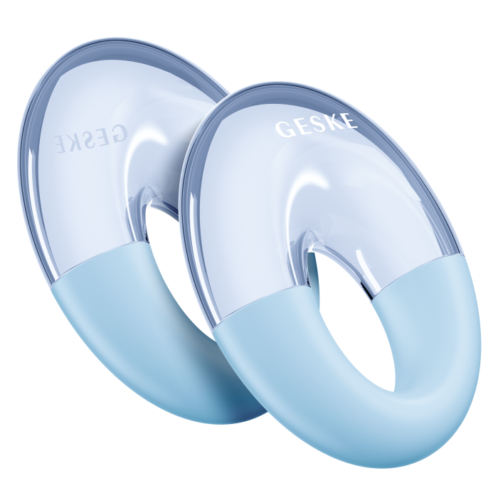 Масажер для очей GESKE Cool&Warm Eye Massager 7в1 aquamarine