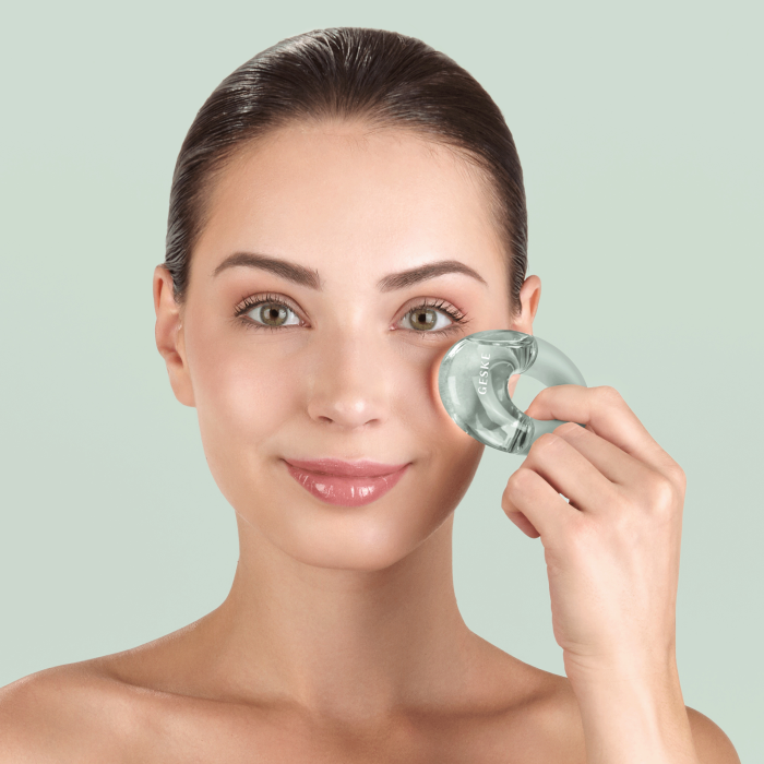 Масажер для очей GESKE Cool&Warm Eye Massager 7в1 green
