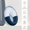 Масажер для очей GESKE Cool&Warm Eye Massager 7в1 midnight