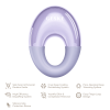 Масажер для очей GESKE Cool&Warm Eye Massager 7в1 purple
