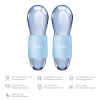 Подвійний масажер для очей GESKE Cool&Warm Duo Eye Massager 7в1 aquamarine