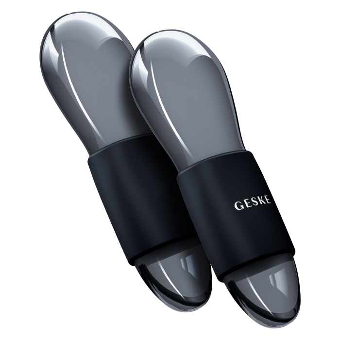 Подвійний масажер для очей GESKE Cool&Warm Duo Eye Massager 7в1 black