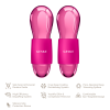 Подвійний масажер для очей GESKE Cool&Warm Duo Eye Massager 7в1 magenta