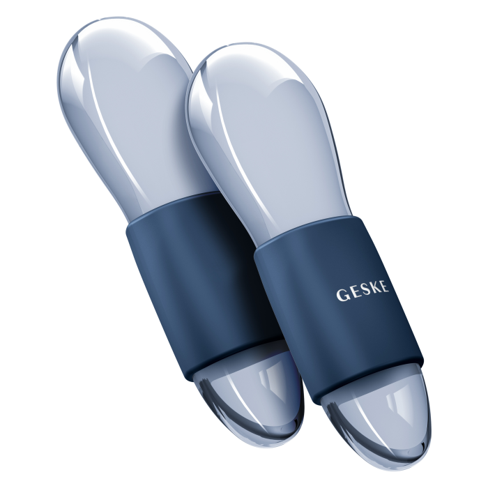 Подвійний масажер для очей GESKE Cool&Warm Duo Eye Massager 7в1 midnight