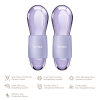 Подвійний масажер для очей GESKE Cool&Warm Duo Eye Massager 7в1 purple