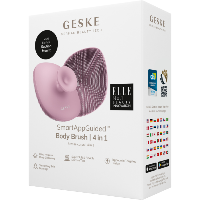 Щітка для тіла GESKE Body Brush 4в1 pink