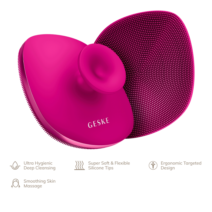 Щітка для тіла GESKE Body Brush 4в1 magenta