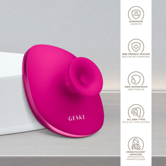 Щітка для тіла GESKE Body Brush 4в1 magenta